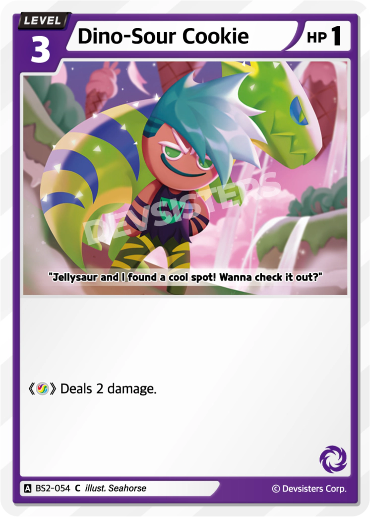 Dino-Sour Cookie #BS2-054
