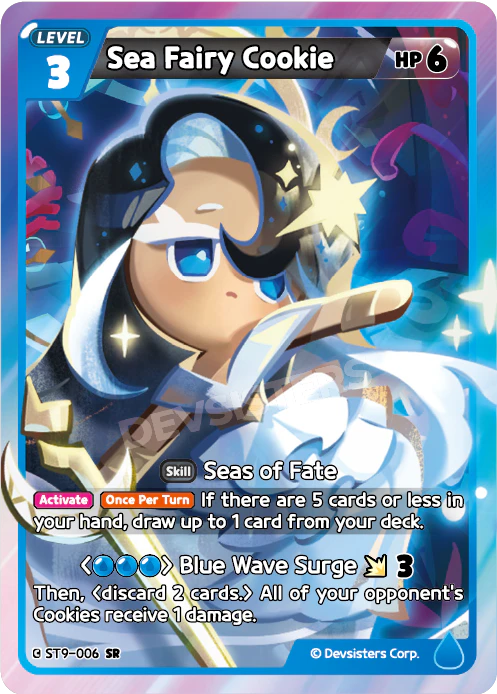 Sea Fairy Cookie #ST9-006