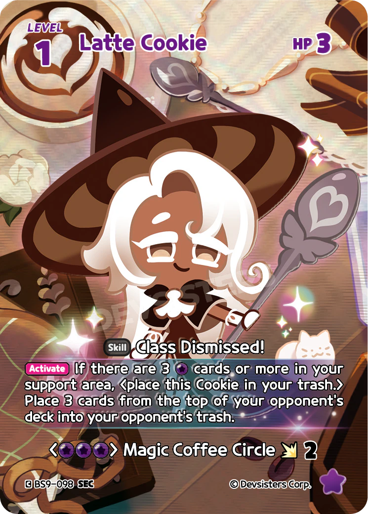 Latte Cookie #BS9-098@2