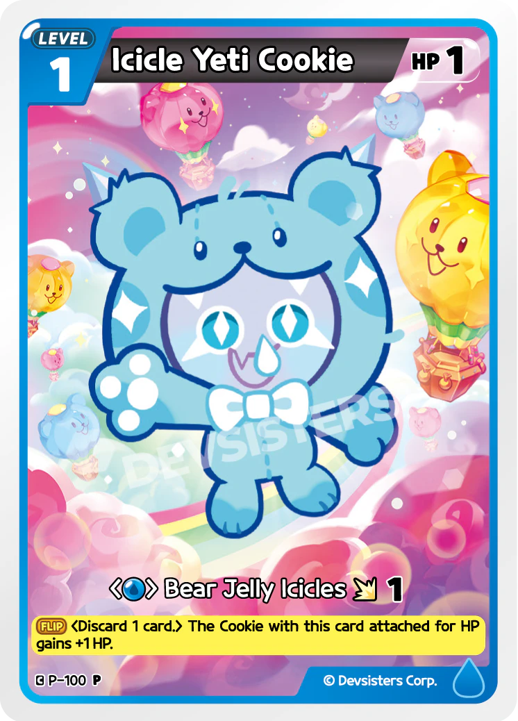 Icicle Yeti Cookie #P-100