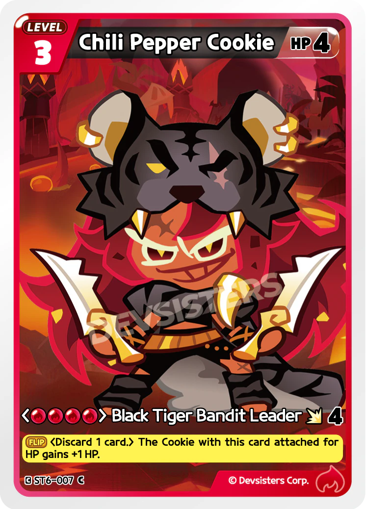 Chili Pepper Cookie #ST6-007