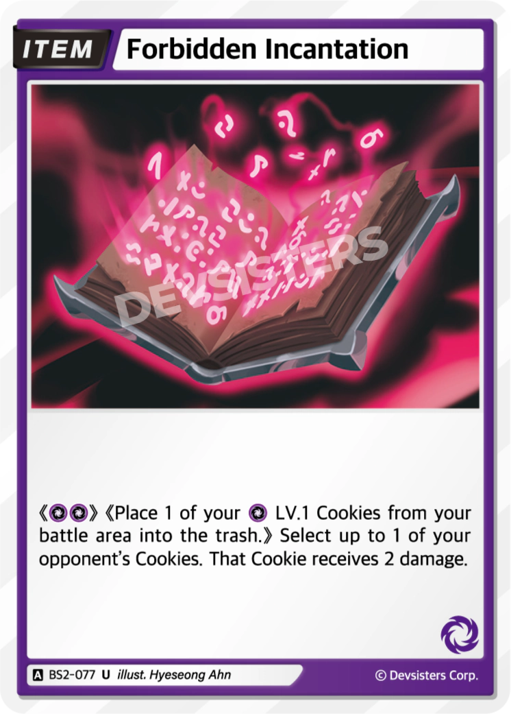 Forbidden Incantation #BS2-077