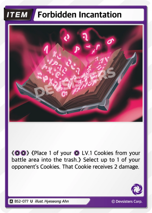 Forbidden Incantation #BS2-077