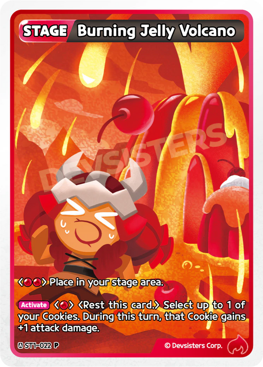 Burning Jelly Volcano #ST1-022@1
